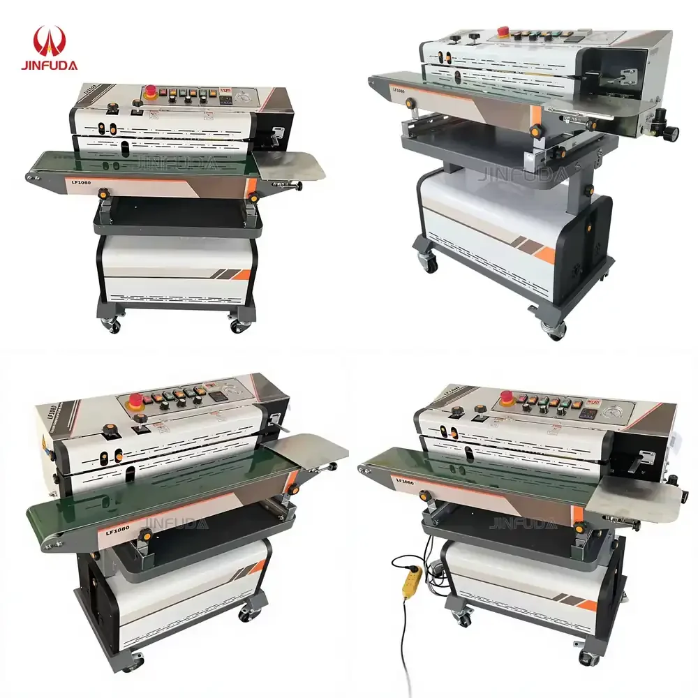 

Continuous Vacuum Nitrogen Sealing Machine with Ink Roller Coding for Foil Bags