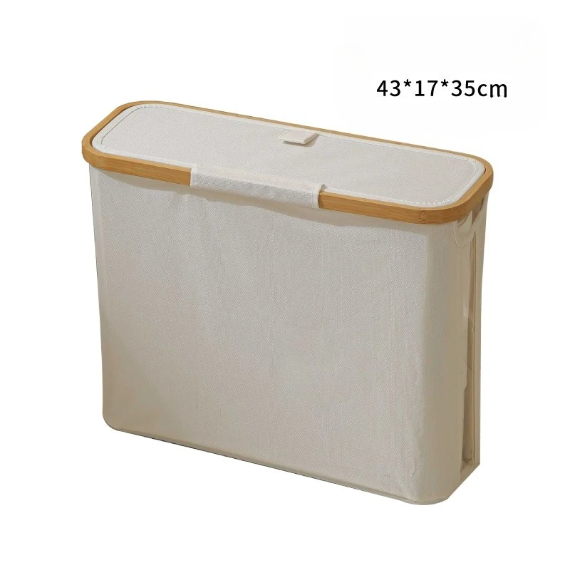 سلة سلة الغسيل المحمولة، صندوق ملابس قابل للطي للحمام وغرفة النوم، منظم تخزين متعدد الاستخدام للمناشف الورقية للمناشف الورقية ​