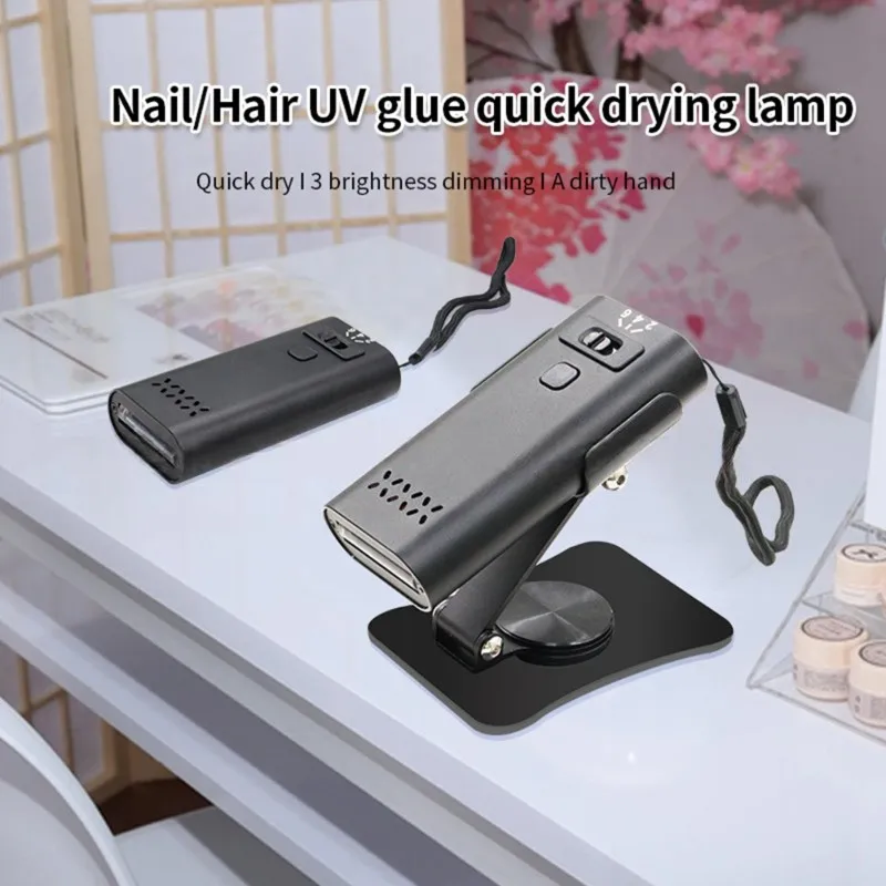 at19-lampada-uv-led-per-l’asciugatura-rapida-delle-ciglia-ideale-per-l’applicazione-di-extension-ciglia-per-l’asciugatura-di-smalti-gel-e-colla-per-unghie-luce-viola-professionale