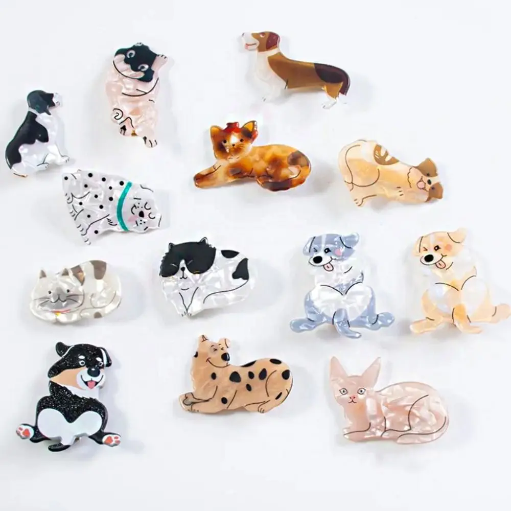 Cartoon Cute Puppy Cat Duckbill Clip Creative Animal Bangs Clip Hair Clip Hairpin Hair Accessories for Women Girls