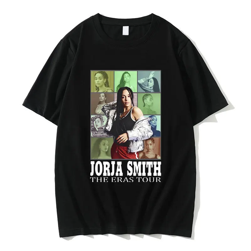 

Singer Jorja Smith The Eras Tour Tshirt Summer Male Fashion Aesthetic O-collar T-shirt Men Women Hip Hop Vintage Oversized Tees