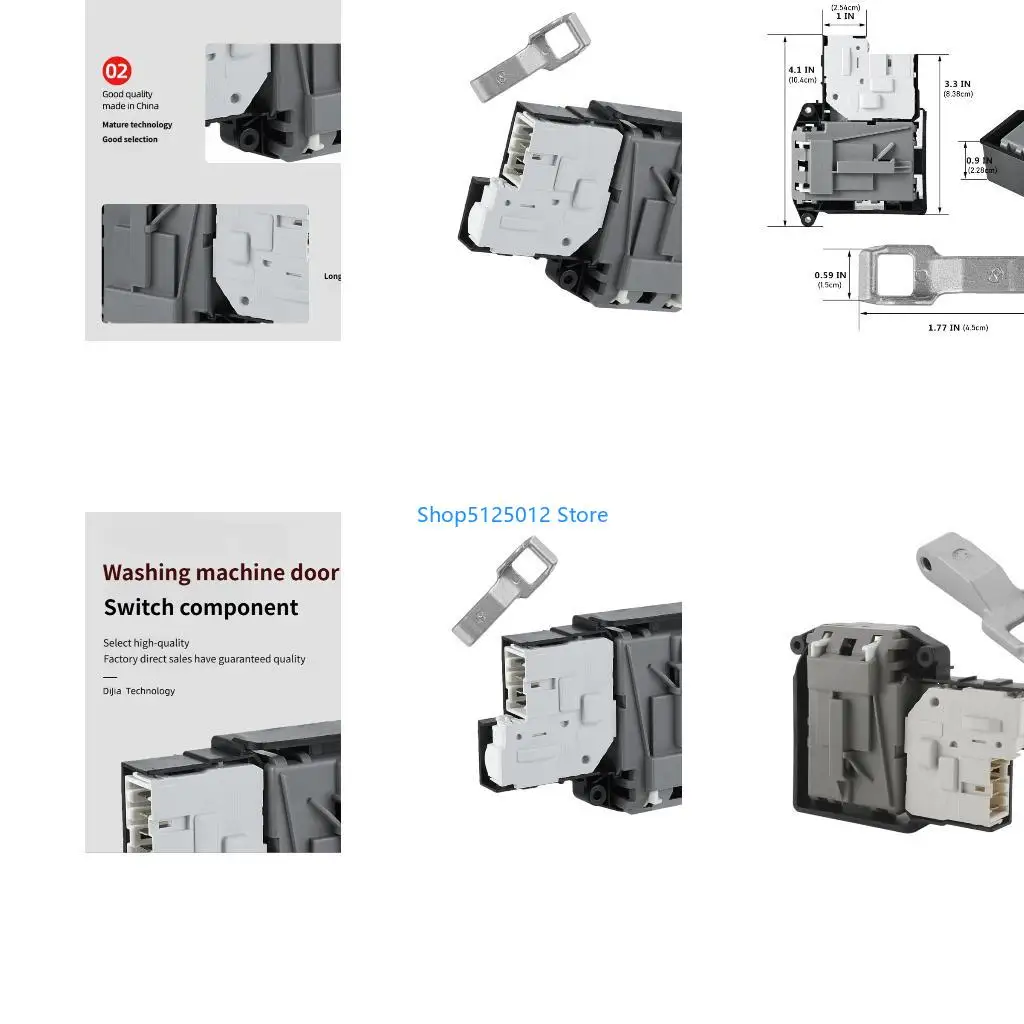 Cerradura puerta confiable para lavadora G8TC EBF61315802 y pieza MFG63099101 adecuada para numerosas marcas lavadoras
