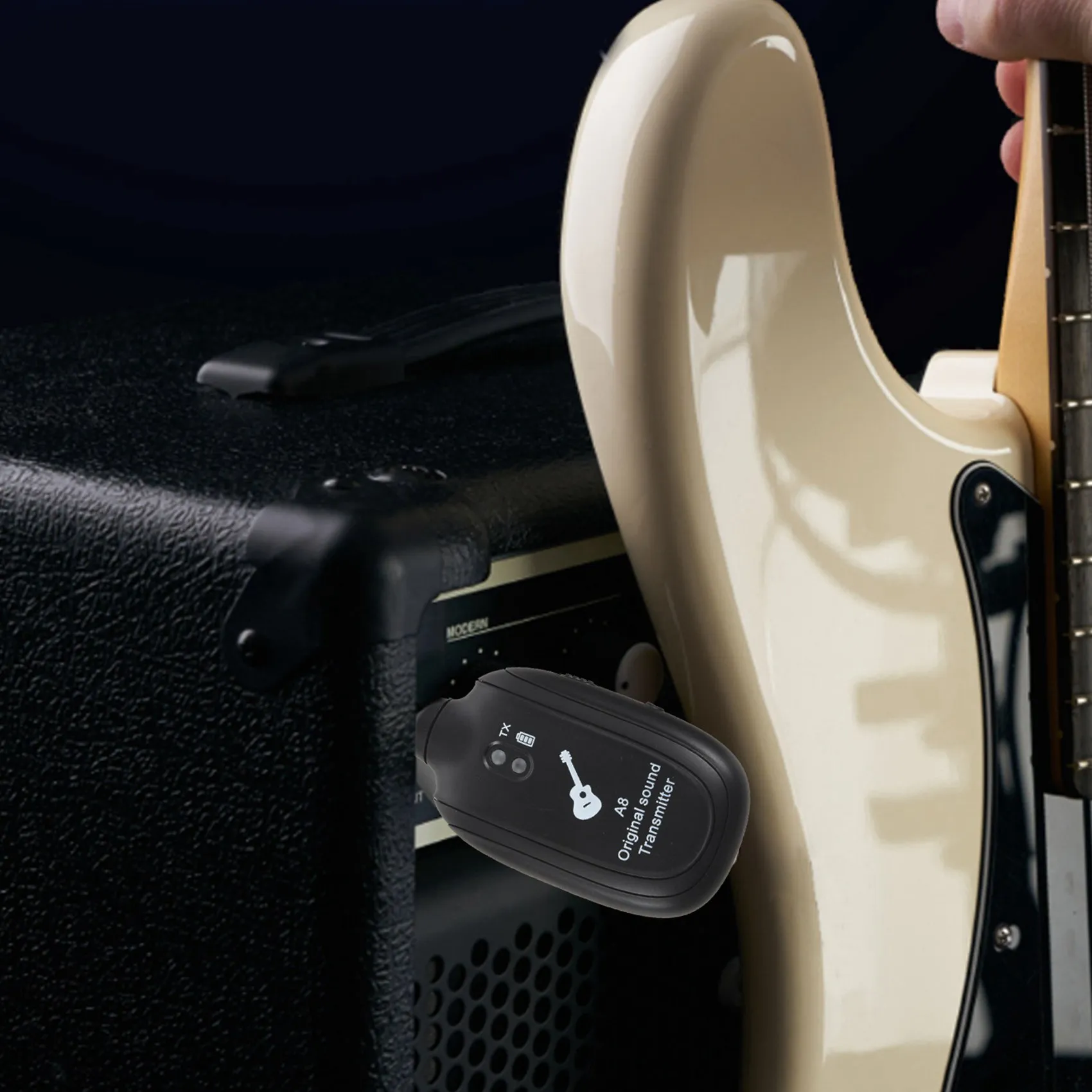 

A61P 3X UHF Guitar Wireless System Transmitter Receiver Built-In Rechargeable