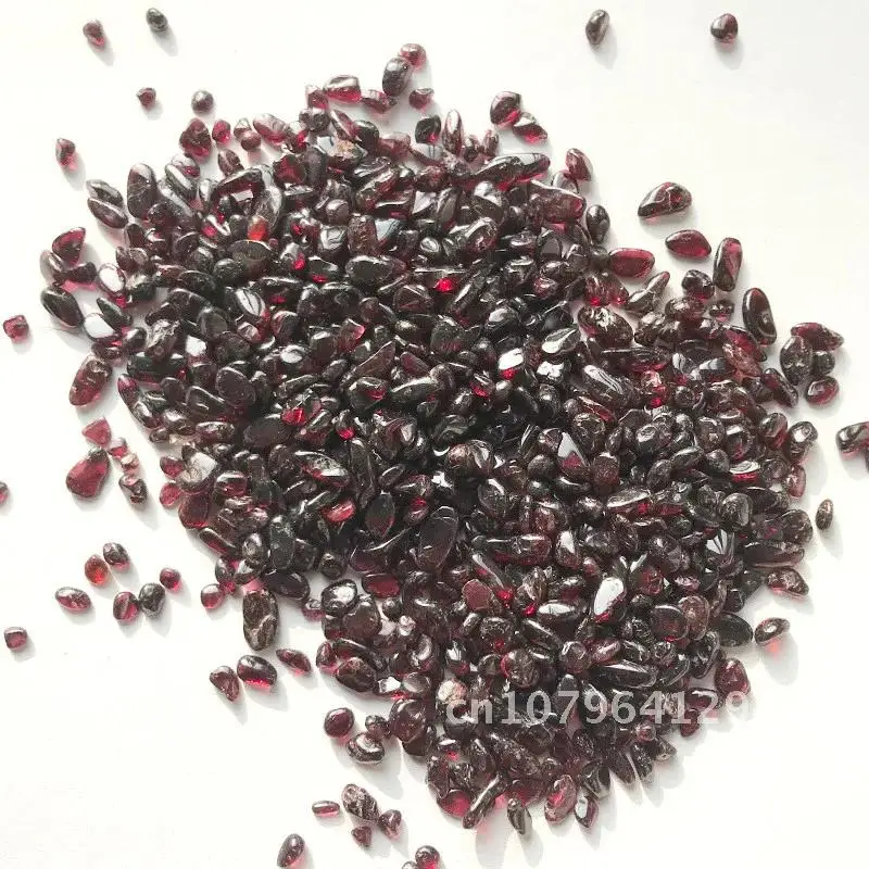 100g Natural Red Garnet Quartz Crystal Polished Stone Rock Gravel Gem Healing E04 Natural Stones and Minerals