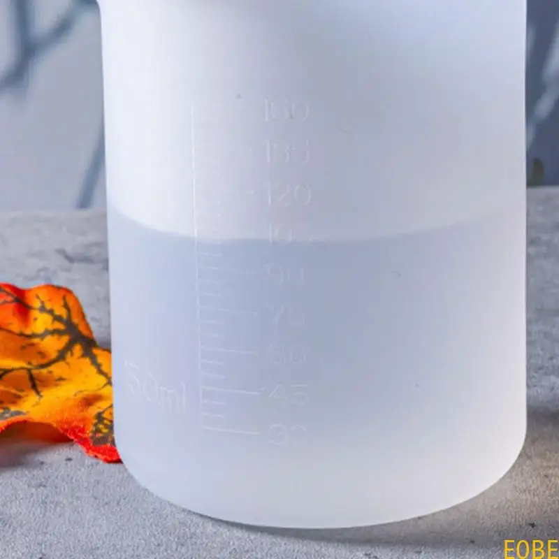 e0be nonstick ซิลิโคนผสมถ้วยเรซิ่นวัดถ้วยเครื่องมือ Epoxy Mixing Cup