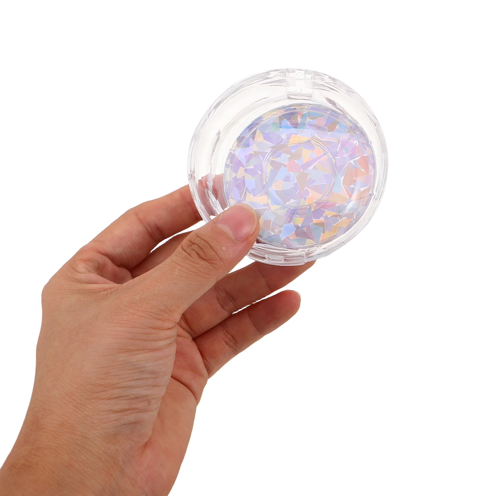 

10Pcs Eyelash Storage Box Round Plastic Lash Organizer Case Multifunctional Lash Container Travel Holder