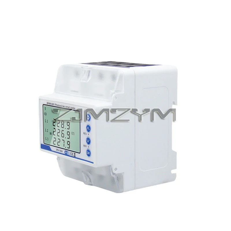 WiFi Photovoltaic Meter 3 Phase Reclosure Switch Intelligent Reclosing Protector Undervoltage Current Circuit Breaker