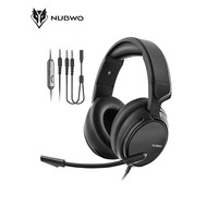 NUBWO N12 Headsets Gamer & PS4 Headset 3.5mm Stereo Surround Gaming Headphones with Mic Soft Memory Earmuffs for PC,Laptop, PS3