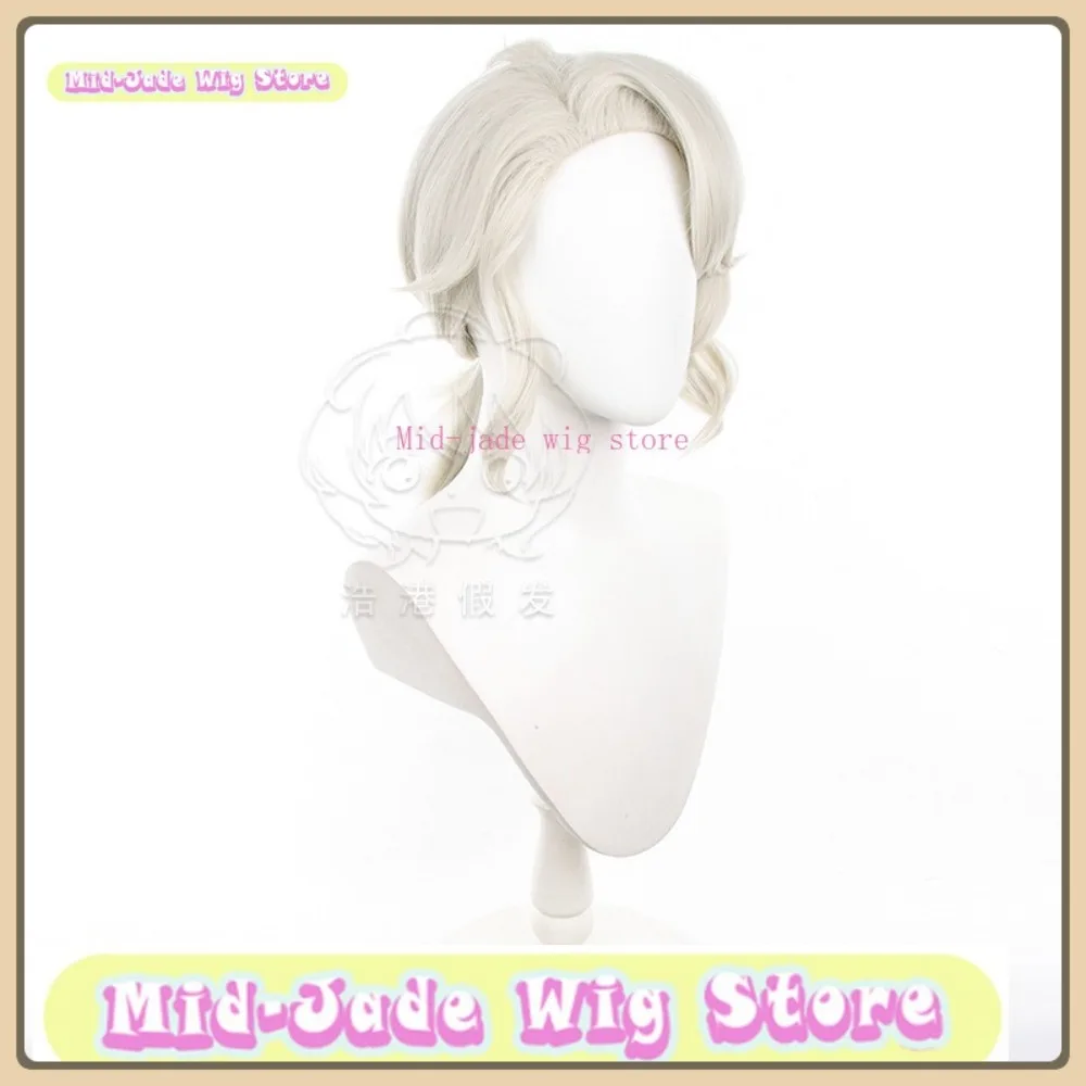 Mid-jade Wig Identity V Frederick Kreiburg Cosplay Wig Anime Game Role-playing Costume Halloween Costume Props Synthetic Hair