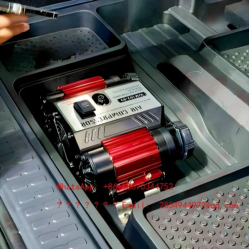12V High-power Pickup Off-road Vehicle Loading Modified Vehicle Double-cylinder Tire Air Pump