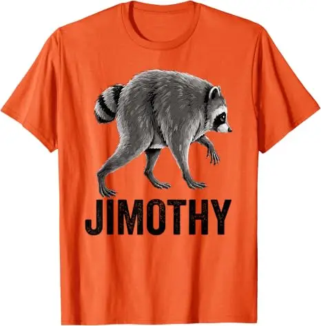 Jimothy Raccoon I Shaped Like Ball Short Spine Lustiges Geschenk-T-Shirt Y2k Trash Panda Wildlife Graphic Saying Tee HOT JIMOTHY Summer – Detail 19