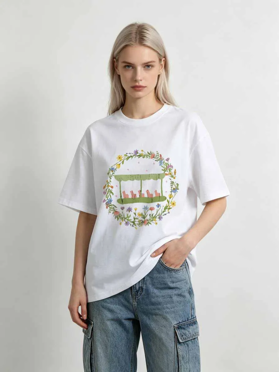T-shirts Printemps Équilibrés Harmonieux Réunion de Bureau Symétriques Femme Proporcionnels Égaux Équitables Justes Réguliers Uniformes Cleanfit