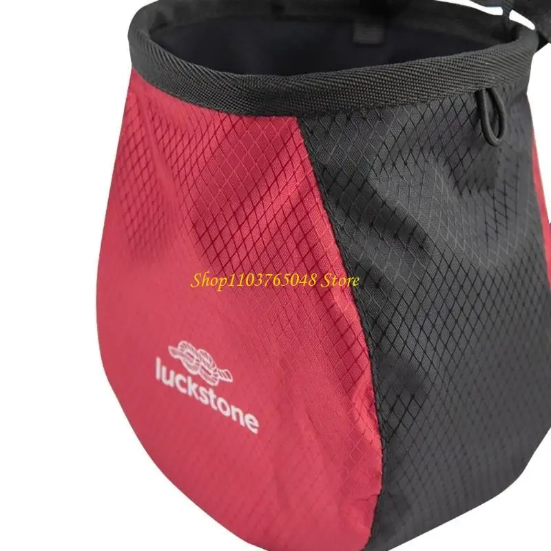R53E Climbing Chalk Bag Talcum Powder Bag Weightlifting Nonslip Magnesia