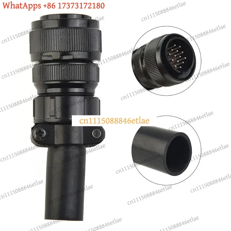 14 Pin Male Metal Connector for TIG Welder, Replacement Part 136961 141162, Remote Current Control Cable, Welding Accessories