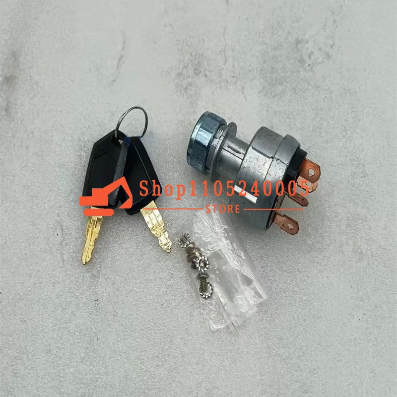 4 Lines Ignition Switch 2552751 255-2751 for 307D 308D 312D 313D 320D 329D 336D 349D 365C Excavator