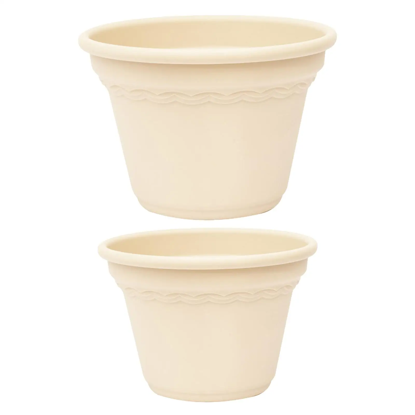 Flower Pot Resin Decortaion Garden Planters for Courtyard House Flowers