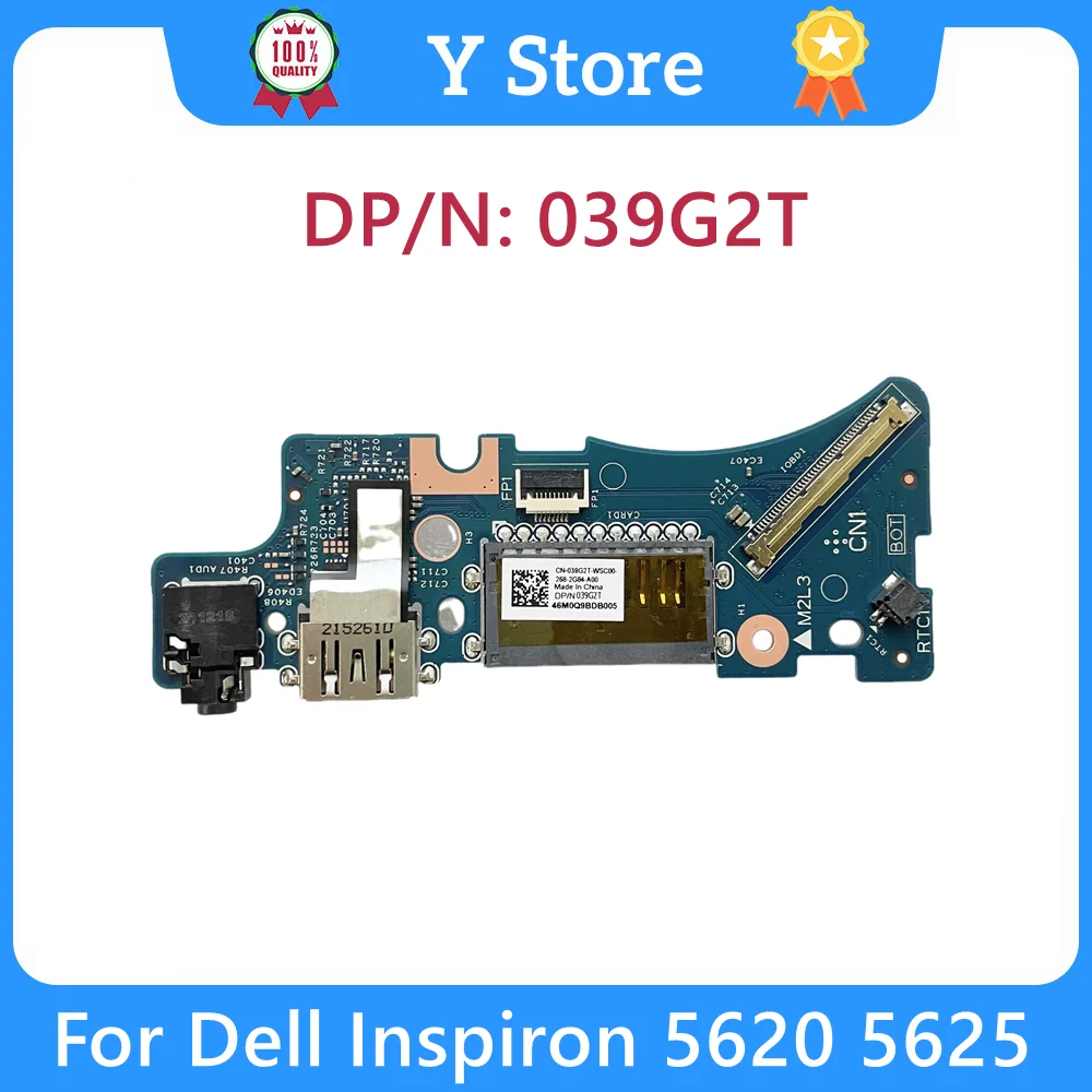 

Y Store, новый оригинальный для DELL Inspiron 5620 5625, USB-плата для ноутбука, аудиоплата 213717-1 039G2T 39G2T, быстрая доставка