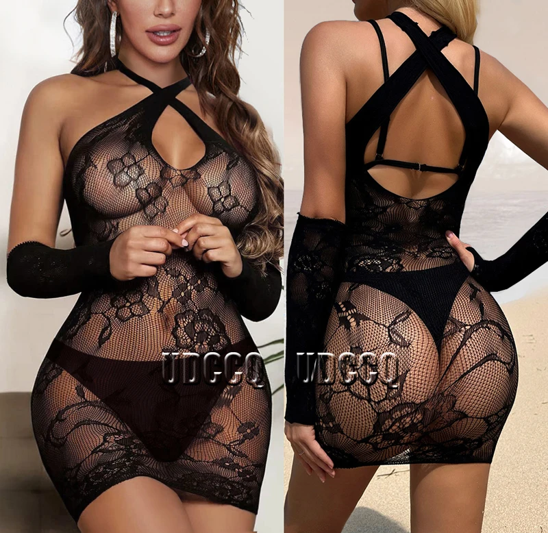 sexy costumes underwear sex Open bra babydoll lenceria bodysuit nightwear dresses for women sexy dress plus size erotic woman