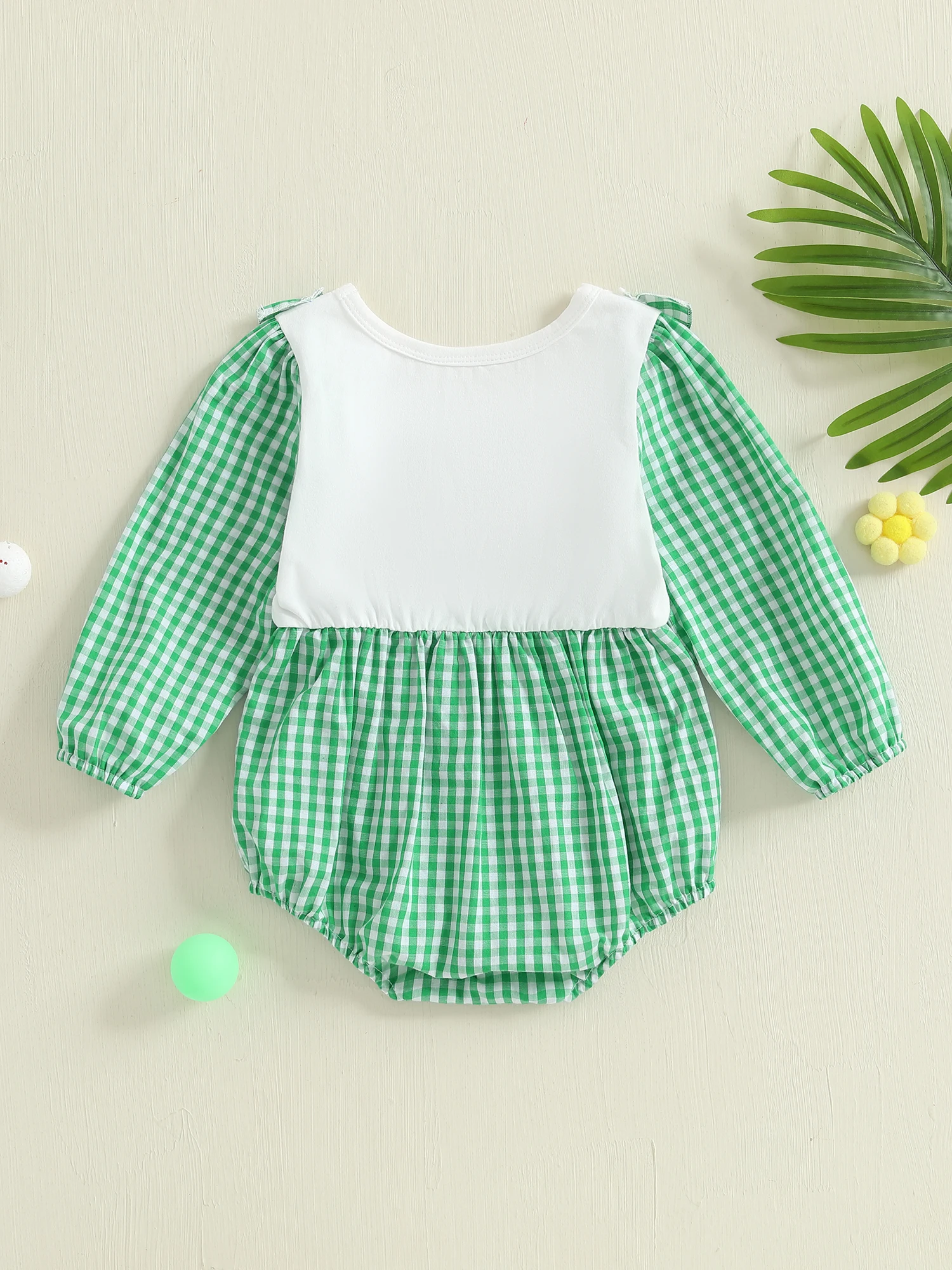 Toddler Winter Knit Sweater Hoodie Elk Embroidery Long Sleeve Crew Neck Ruffled Romper Jumpsuit for Infants and Toddlers