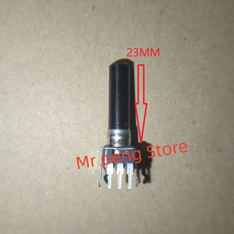 1pcs for ALPS rotary potentiometer A5K C5K B10K B50K with midpoint electronic organ mixer volume potentiometer shaft length 23mm