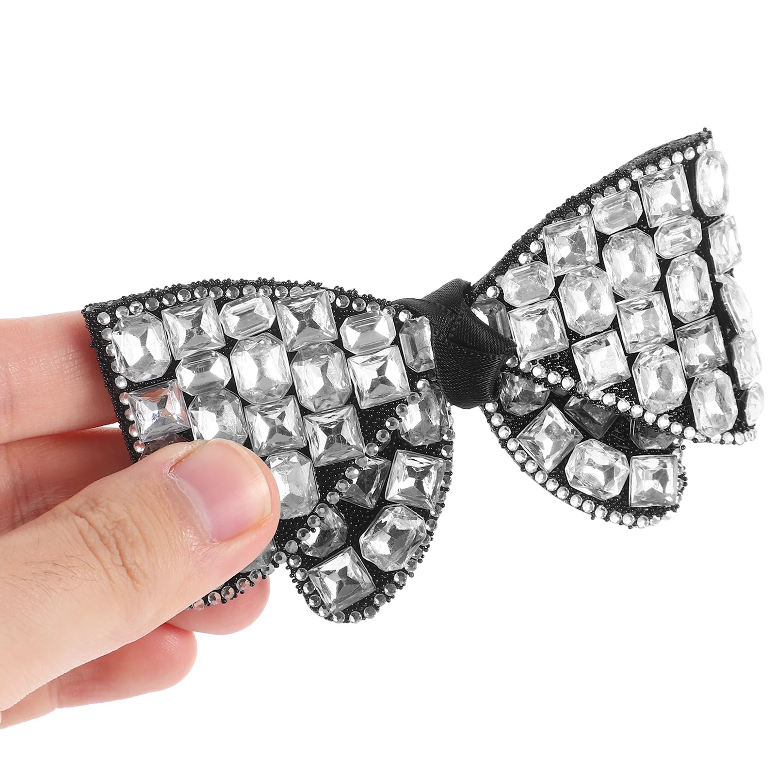 

1Pair Acrylic Rhinestone Bowknot Shoe Charms DIY Accessories for Shoes Bags Clothes Decorations Glamorous Shoe Buckle Clips
