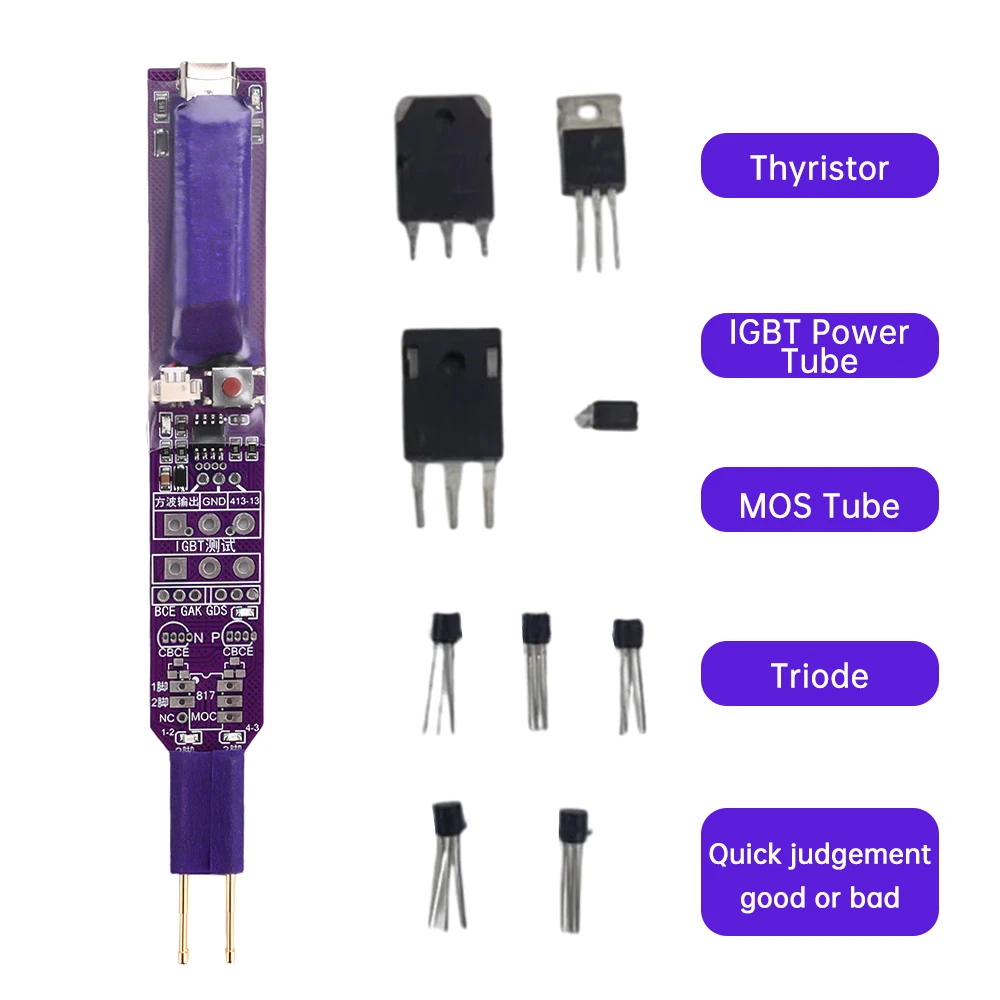 5V 0.2A Multi Functional Optocoupler Tester Rapid Detection Tool Electronic Maintenance Tester Multimeter IGBT MOS Transistor