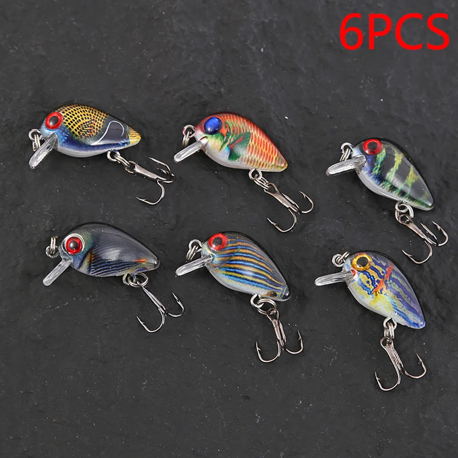 6pcs Sinking Minnow Artificial - Fishing Lure Crankbait recension och pris