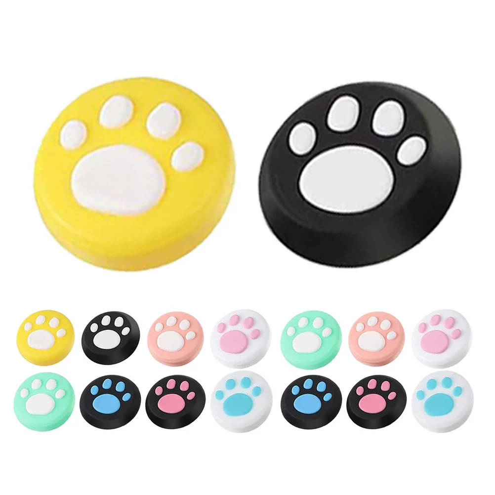 16 Pcs Joystick Thumb Grips Protective Cover for Controller Soft Silicone Adorable Gaming Grip Caps 8