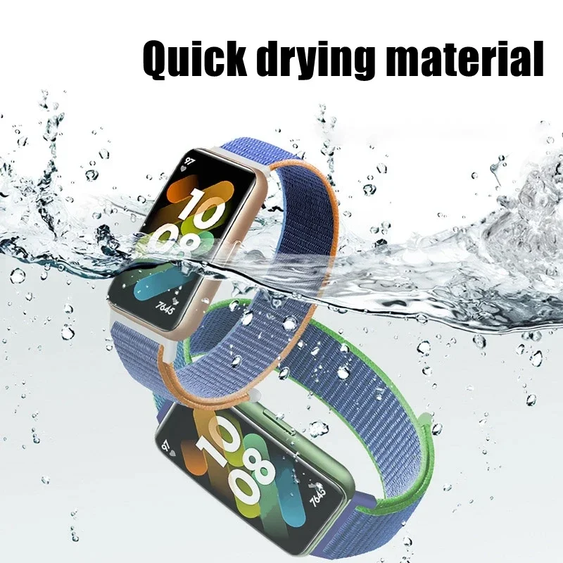 Nylon Lusband Voor Huawei Band 8 7 Smartwatch Verstelbare Vervangende Polsbandjes Sport Armband Voor Huawei Band 8 7 Accessoires