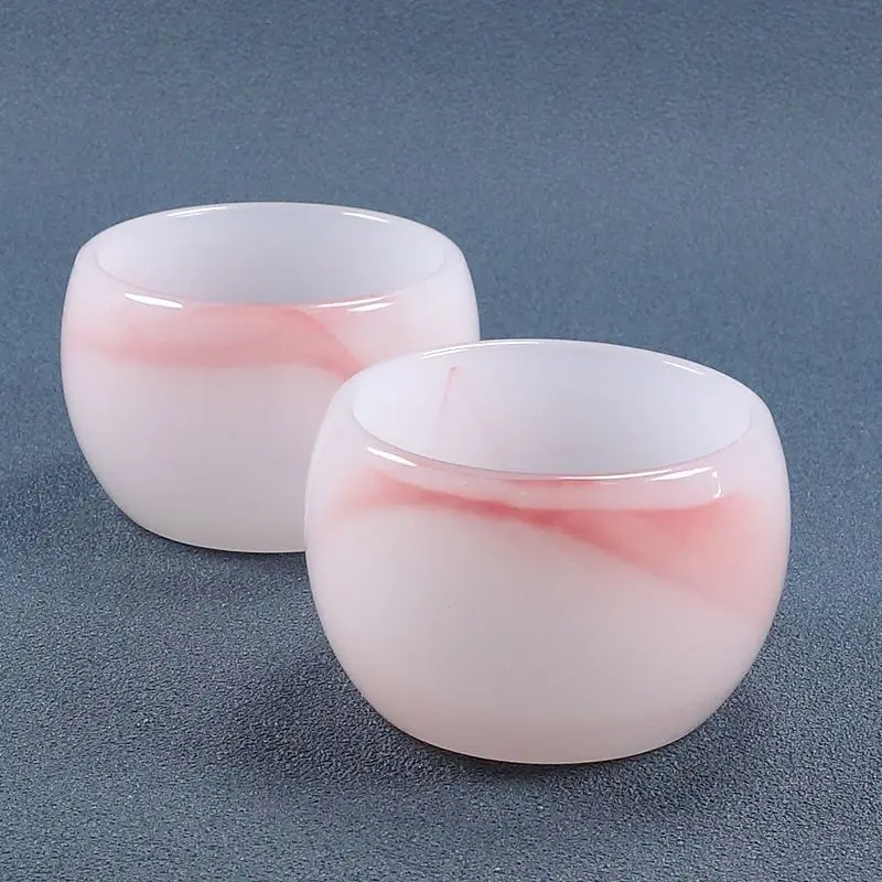 Natural Chicken Blood Jade Tea Cup Wine  Kung Fu  Set Health Preservation High Grade Water