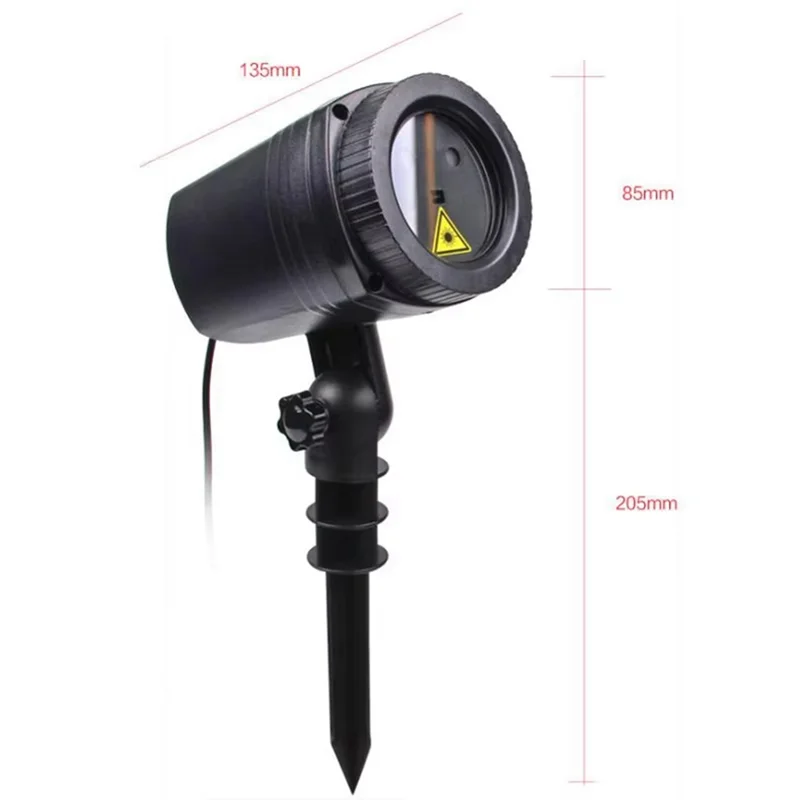 JABS-Laserprojector Landschapsverlichting Laserlamp Meteorenregen Ster Buiten Tuinfeest Podiumlicht Kerstversiering