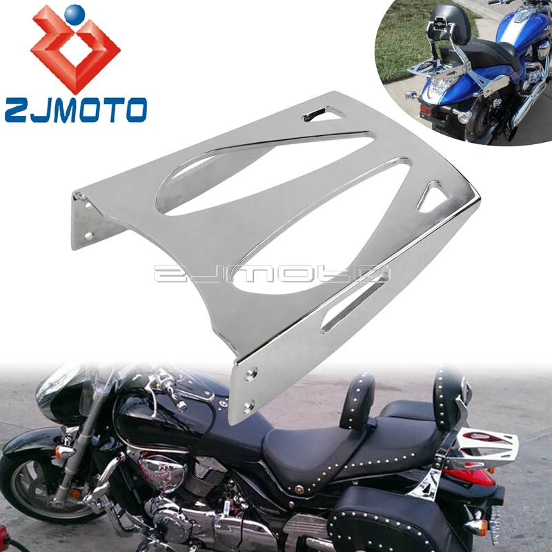 

For Cobra Flat Sissy Bar Steel Luggage Rack For Suzuki Boulevard M109R 2006-2016 Motorcycle Rear Seat Luggage Rack Holder Stand