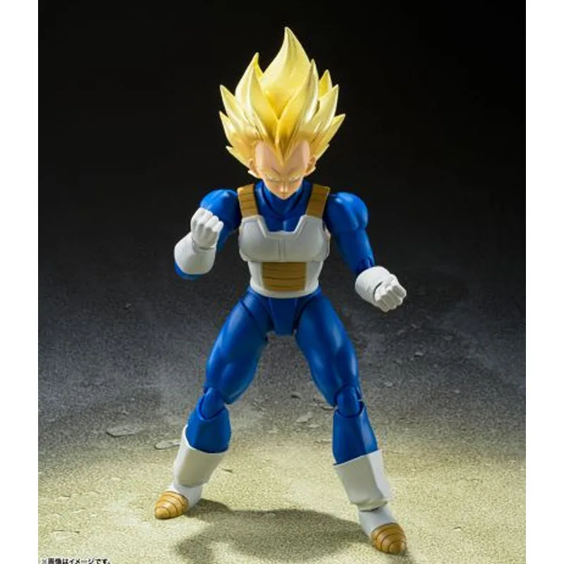 بانداي حقيقية S.H.Figuarts أنيمي الشكل سوبر سايان فيغيتا ألعاب شخصيات الحركة لصبي أطفال هدية تحصيل نموذج الحلي