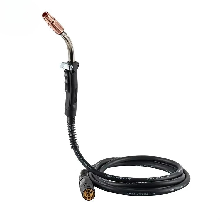 Wholesale MS 450 Amp Type Spray Master V450 Air Cooled Mig Welding Torch Euro Connector Duty Cycle 80% Soldering Gun