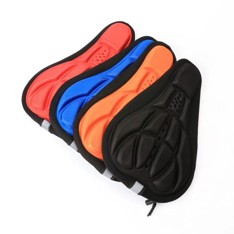 Soft 3D Bicycle Saddle Cover Bicycle MTB Bike Saddle Seat Cover Cushion Sponge Foam Comfortable Saddles Mat Bicycle Accessory