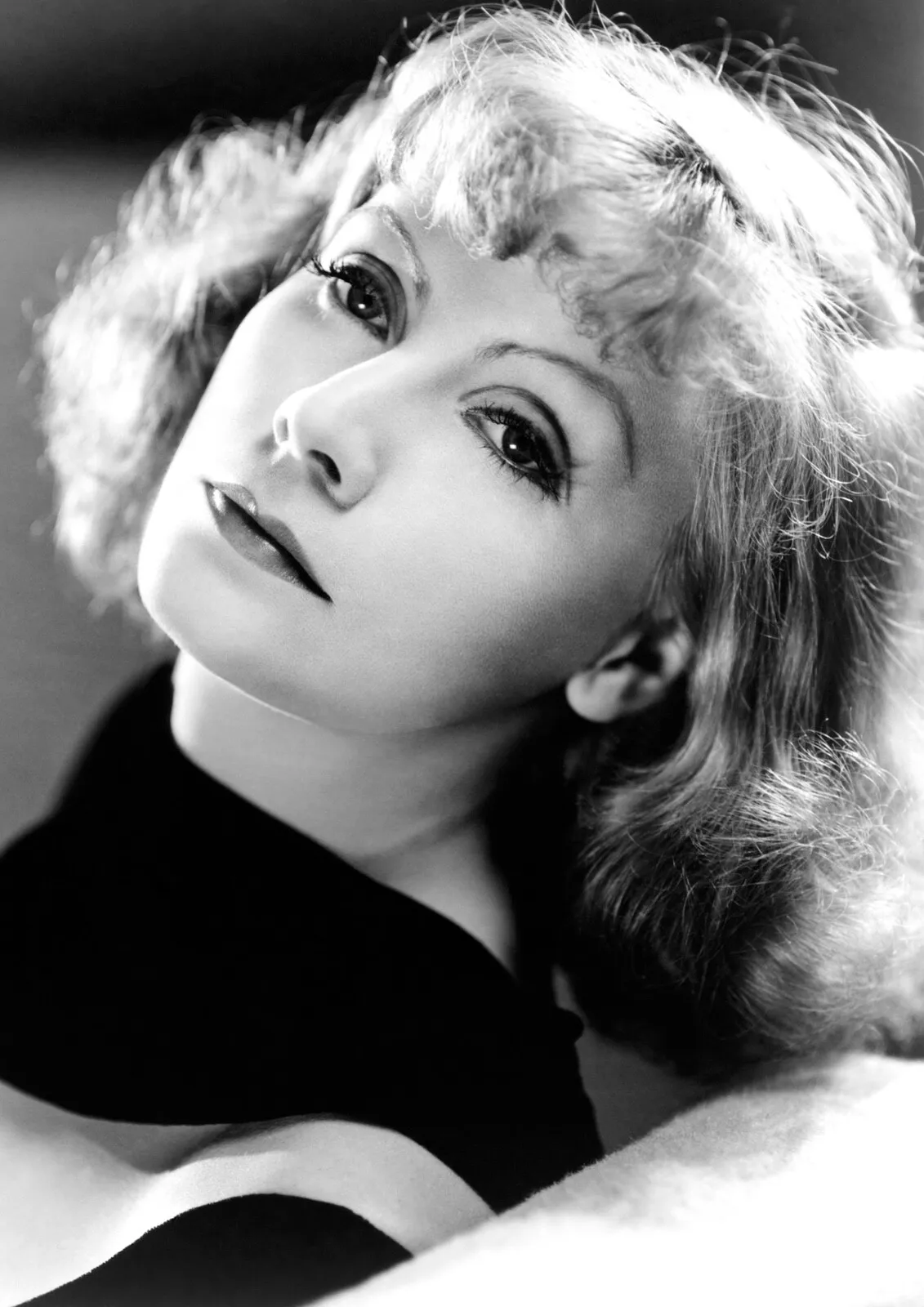 Greta Garbo Monochrome Photo Print Poster Wall Art Rome Decoration