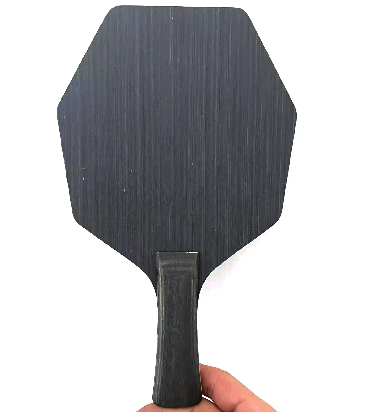 Cybershape Ebony Material Table Tennis Blade Racket Offensive Curve Hexagonal Ping Pong Blade