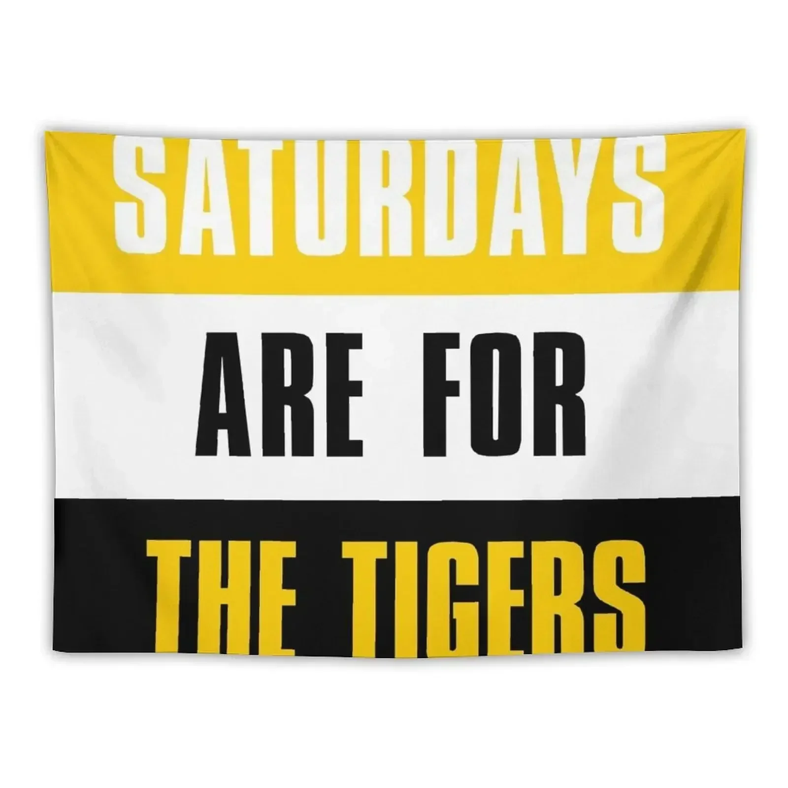 

Saturdays are for The Tigers, DePauw University Tapestry Room Decor Cute Room Decor Korean Style Wall Art Tapestry