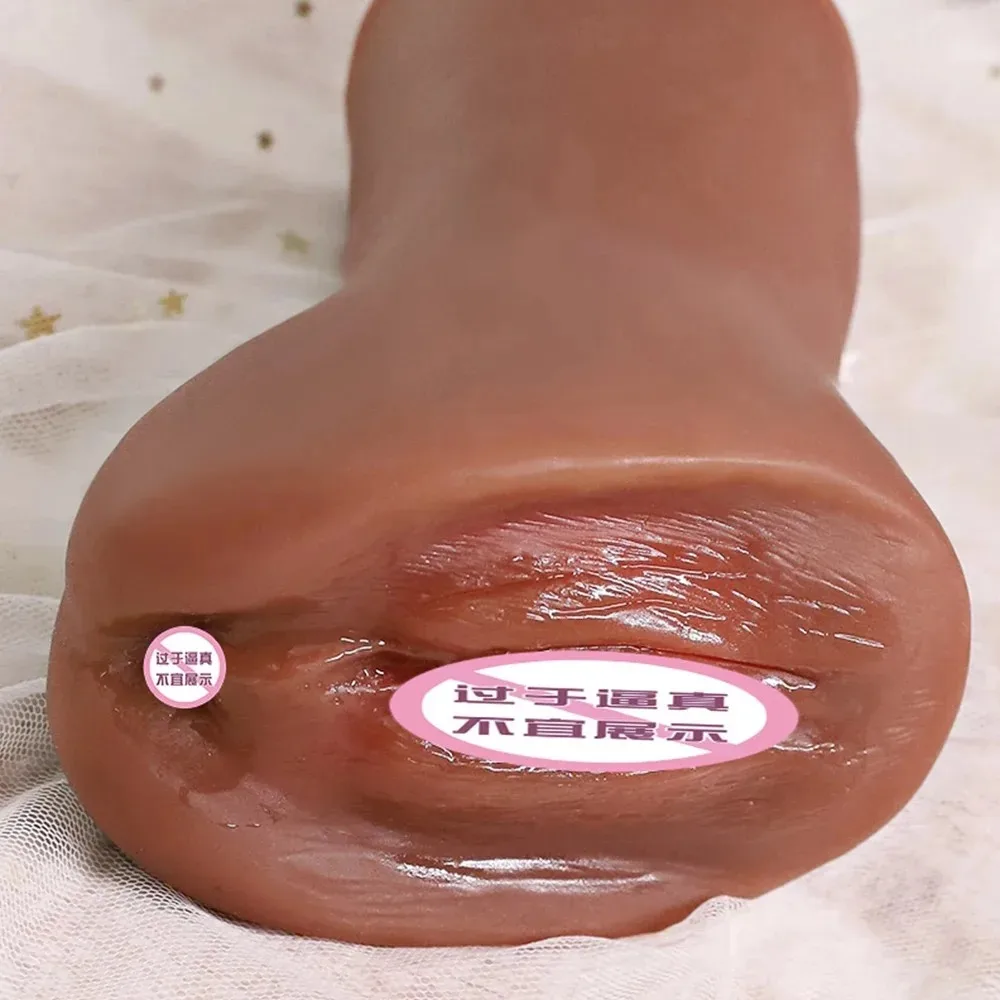 Boneka seks Masturbator Vagina pria realistis 2 in 1 mainan seks cangkir seksual Vagina 18 + saku untuk pria dengan daging portabel seks 3D