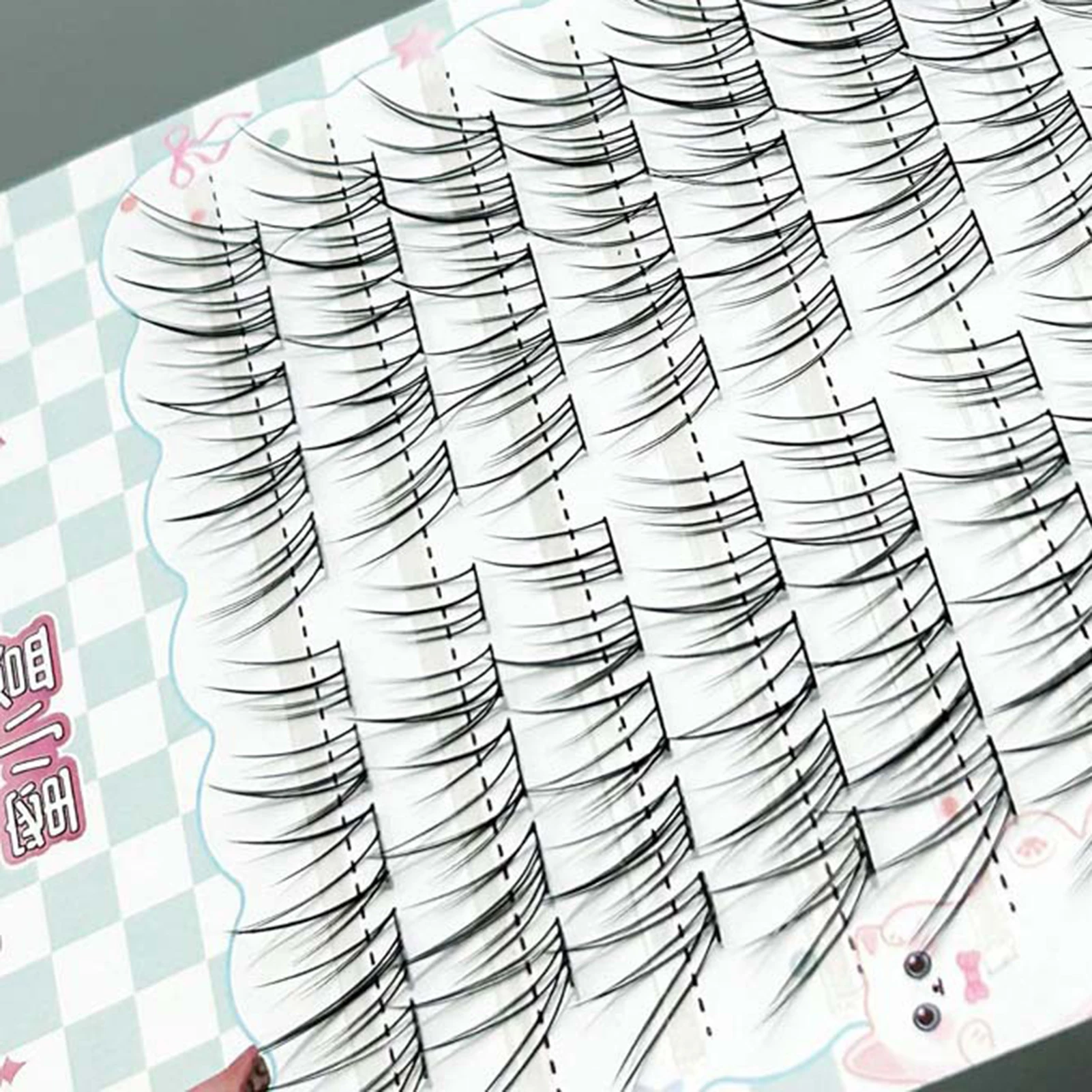 Faux-cils naturels doux, 10-12mm, longueur mixte, extensions de cils manga, grappe individuelle, produits de maquillage quotidiens