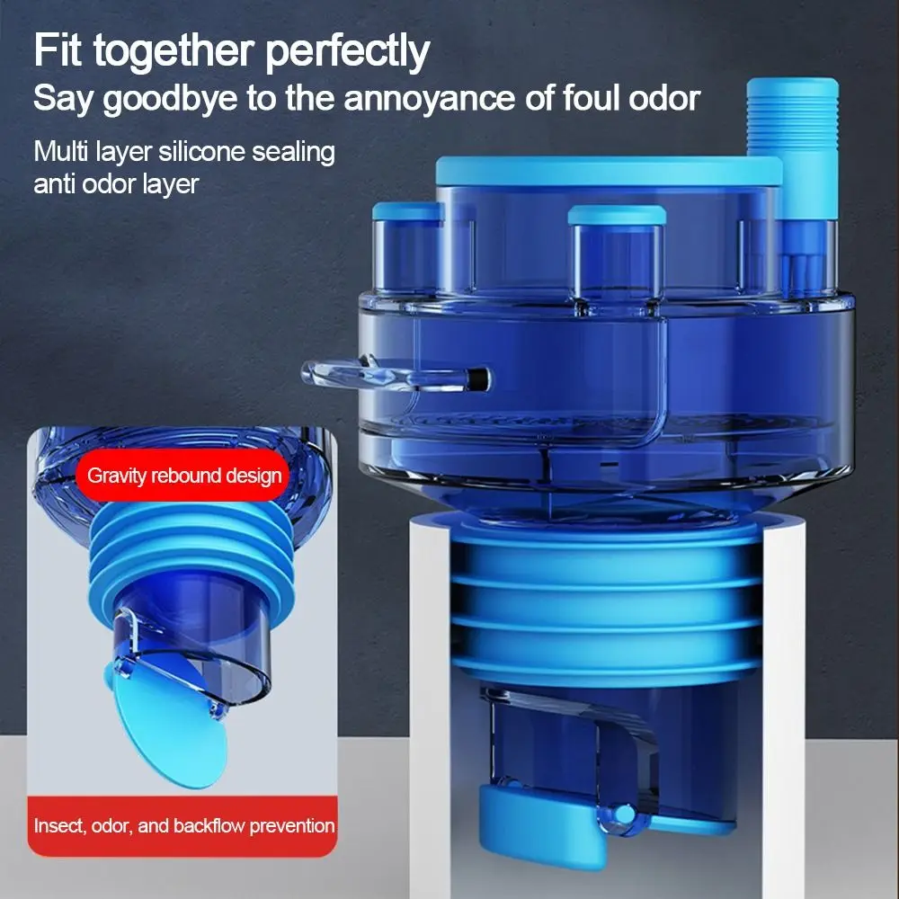 

Useful Three-way Kitchen Pipe Connector Odor-Proof Multifunctional Multi-port Drainpipe Sealing Ring Floor Drain Joint Universal
