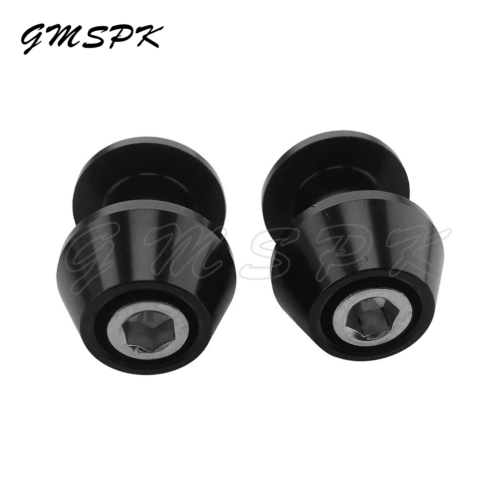 2PCS 6/8/10MM Motorcycle Aluminium Alloy Swing Arm Swingarm Spools Slider Stand Screws Motorcycle Accessory