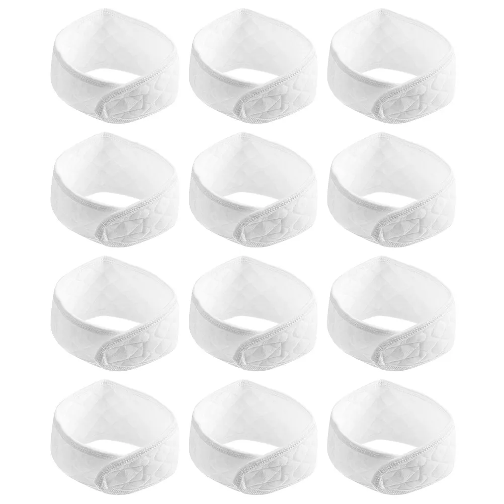 

12 шт. хлопковых дышащих защитных повязок для пупка новорожденных, мягкий пояс для пупка младенцев для использования в помещении и на улице, нежный и безопасный