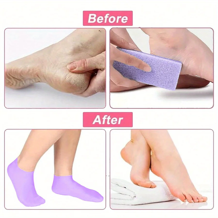 Product Title: Moisturizing Silicone Foot Socks 5