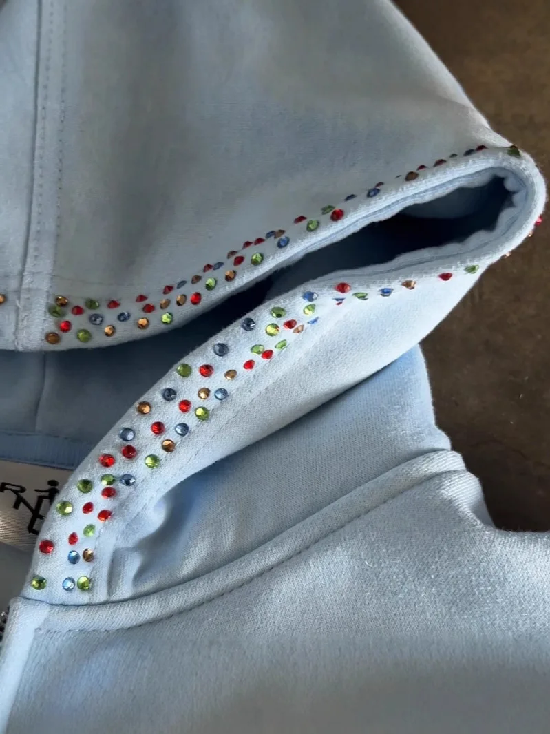 가을 빈티지 새로운 스타일의 뜨거운 벽돌 편지 인쇄 카디건 후드 거리 트렌드 지퍼 후드 의류