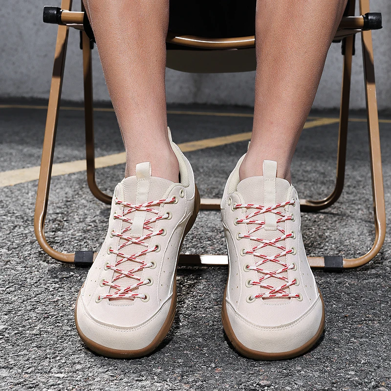 

Outdoor Unisex Wide Toe Men Barefoot Shoes Minimalist Breathable Casual Sneakers Couple Zero Soles Walking Running Shoes