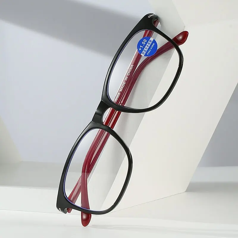 

Reading Glasses Men Vintage Anti Blue Light Round Eye Glasses Women Fashion Square Frame Optical Prescription Eyewear 0 To +4.0