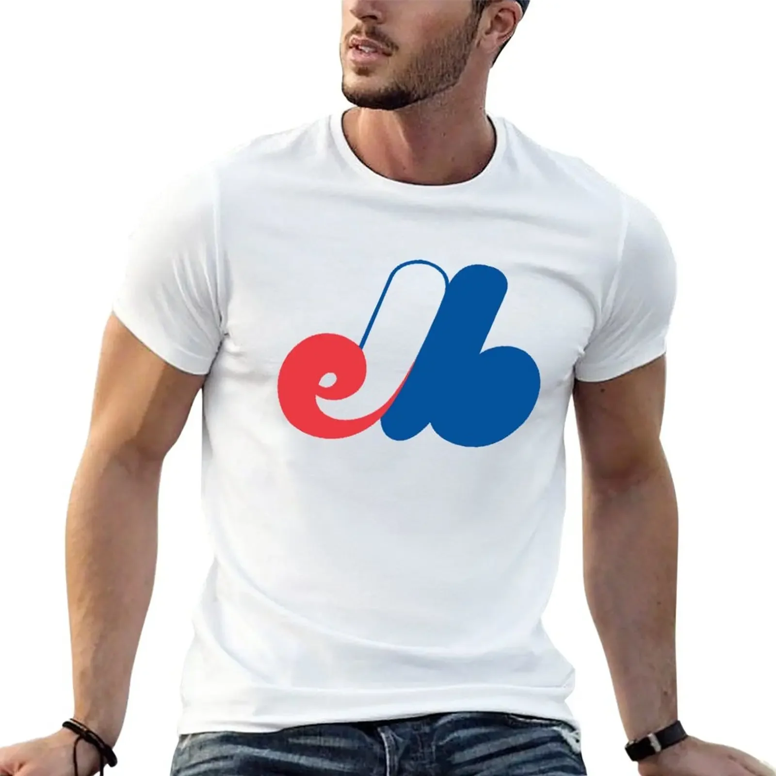 New Montreal Baseball - Vintage The Expos T-Shirt Short t-shirt anime man clothes T-shirt for a boy Short sleeve tee men