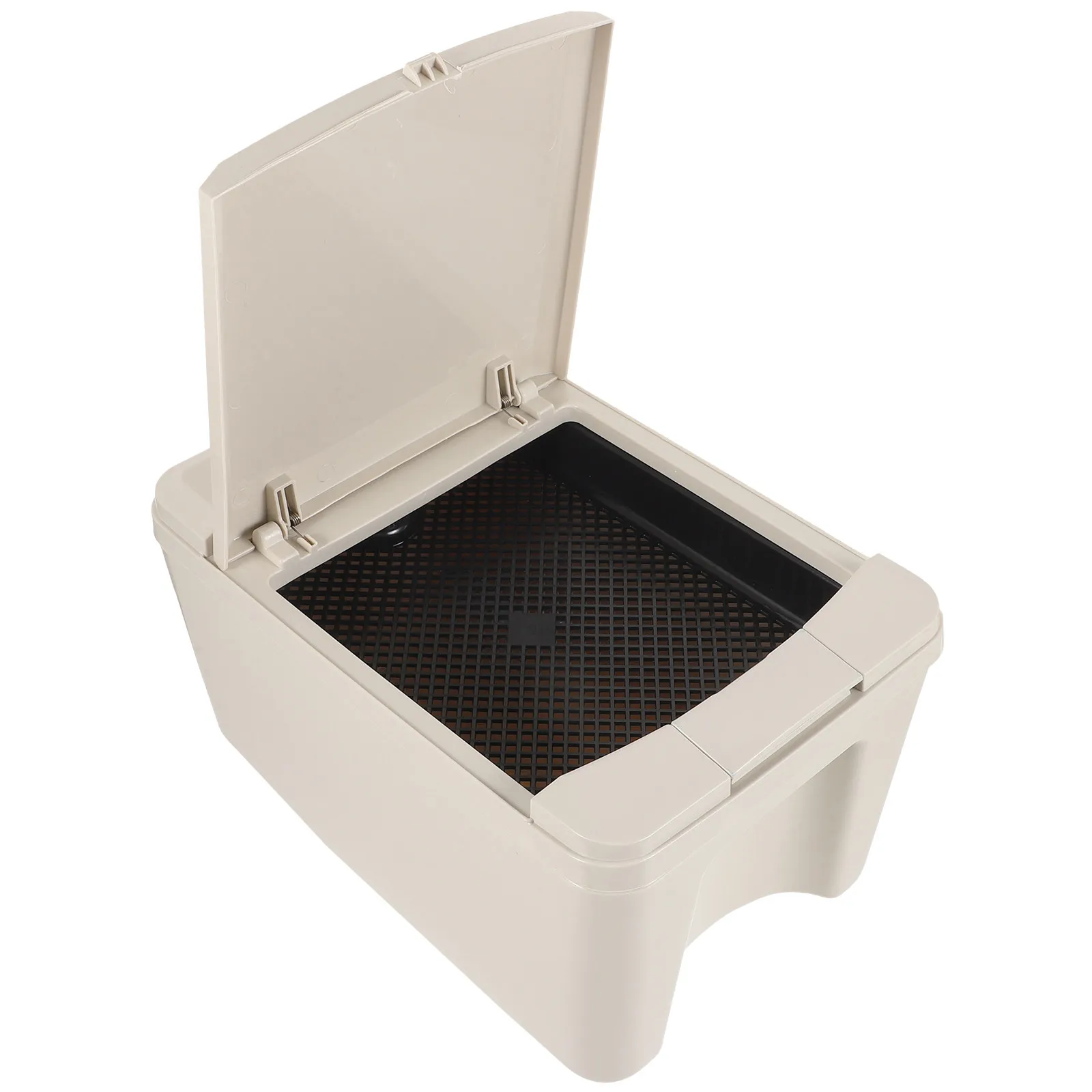 

Пластиковое прямоугольное ведро для чайных листьев и отходов, большой емкости, с крышкой и колесами, для дома и офиса