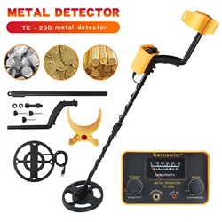 TC-200 Upgrade Metal Detector Underground Wire Iron Metal Gold Detector Adjustable Tracker for Treasure Search New